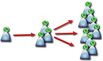 Promotional Tool One can promote their business through whatsapp API toll.